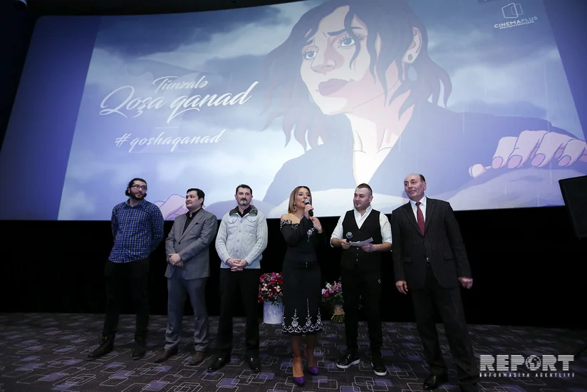 “CinemaPlus Gənclik Mall”da əməkdar artist Tünzalə Ağayevanın “Qoşa qanad” klipinin təqdimatı keçirilib