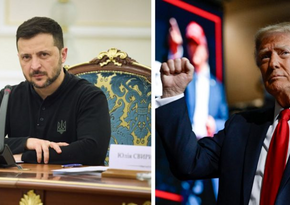 Zelenski Trampla çox yaxşı söhbət edib
