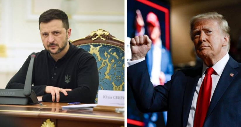 Zelenski Trampla çox yaxşı söhbət edib