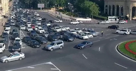 Bakıda 22 istiqamətdə sıxlıq müşahidə olunur - YENİLƏNİB