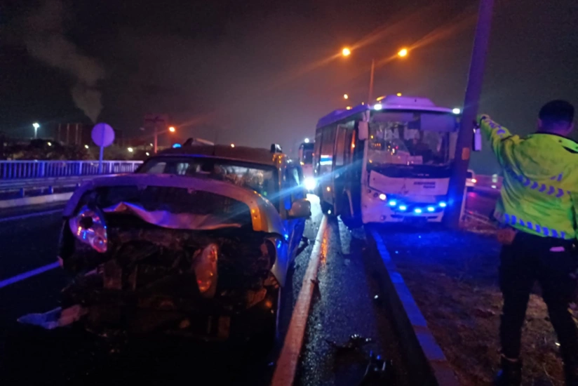 Türkiyədə zəncirvari qəzada 10 nəfər yaralanıb