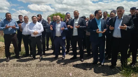 Gürcüstandan gələn azərbaycanlı din xadimləri Ağdam cümə məscidində olublar