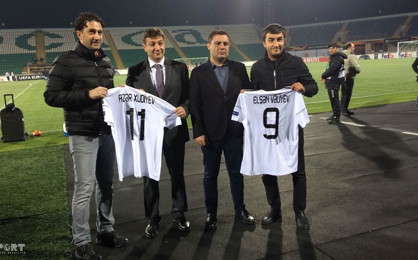 “Qarabağ” “Vorskla” ilə Ukraynada keçirəcəyi matçdan əvvəl məşqə çıxıb
