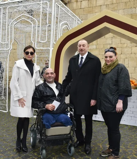 Prezident İlham Əliyev Novruz bayramı münasibətilə ümumxalq şənliyində iştirak edib - YENİLƏNİB-3