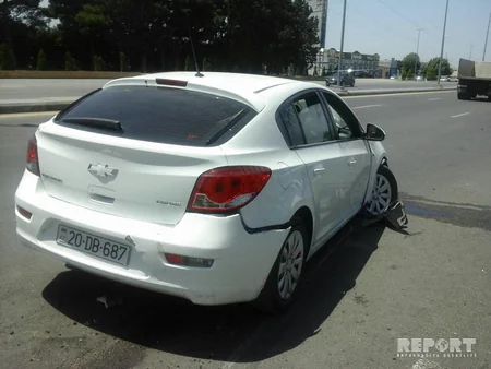 Gəncədə yol qəzası nəticəsində bir ailənin 6 üzvü xəsarət alıb - FOTO