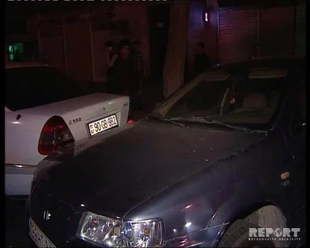 Bakıda sərxoş sürücü zəncirvari yol qəzası törədib - FOTO