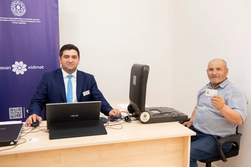 Səyyar ASAN işğaldan azad olunmuş Talışda ilk dəfə vətəndaşlara xidmət göstərib