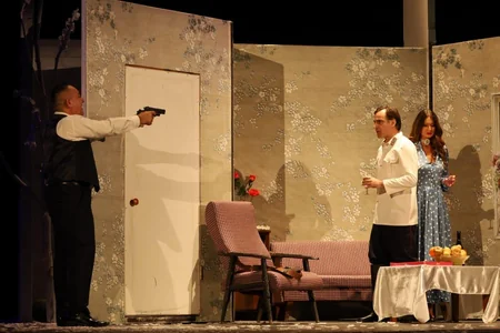 Азербайджанские и грузинские актеры выступили на одной сцене в Гяндже