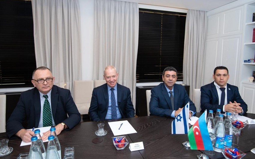 Azərbaycanın İqtisadiyyat naziri İsrailin Aliyah və İnteqrasiya naziri ilə görüşüb