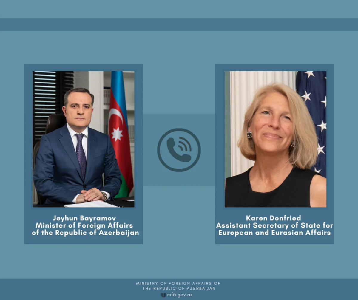 FM Jeyhun Bayramov, US Assistant Secretary of State discuss border tension