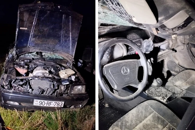 В Кюрдамире произошло тяжелое ДТП, есть погибший