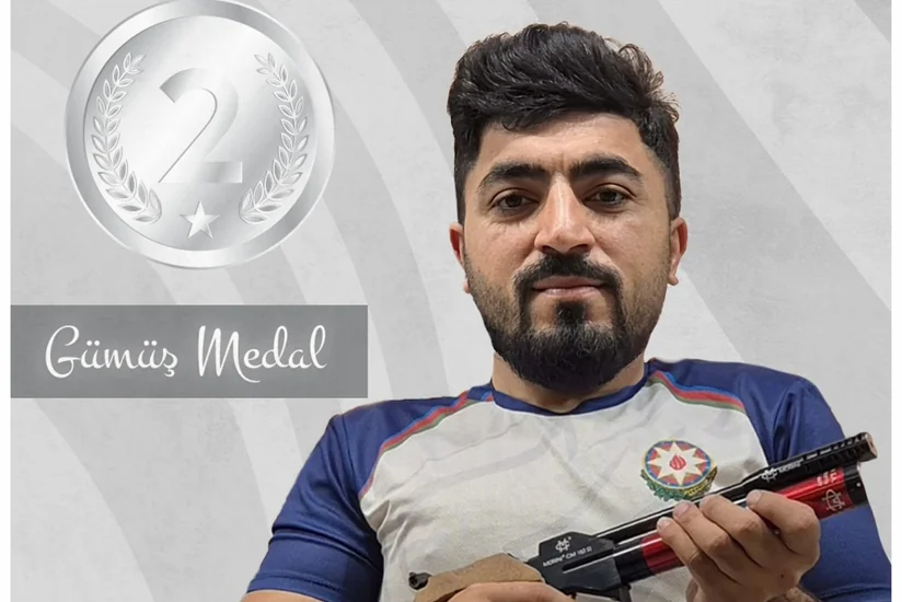 Azərbaycanın paragüllə atıcısı Serbiyada gümüş medal qazanıb