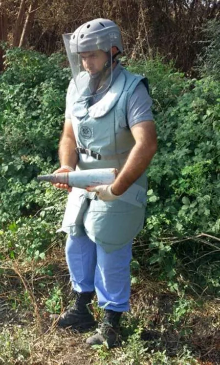 Ağcabədidə partlamış Qrad raketi və top mərmisinin qalıqları aşkarlanıb