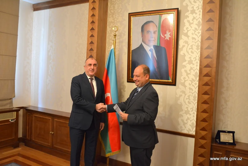 Elmar Mammadyarov receives newly appointed Belgium Ambassador