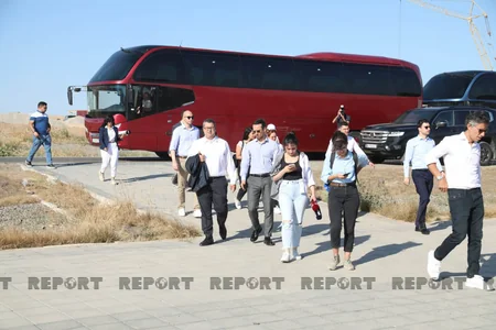Foreign diplomats, military attaches see destruction in Azerbaijan's Fuzuli