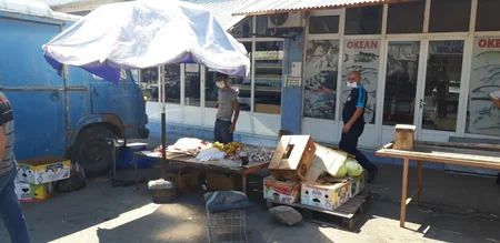 Balakəndə qanunsuz küçə ticarəti ilə məşğul olanlar cərimələnib