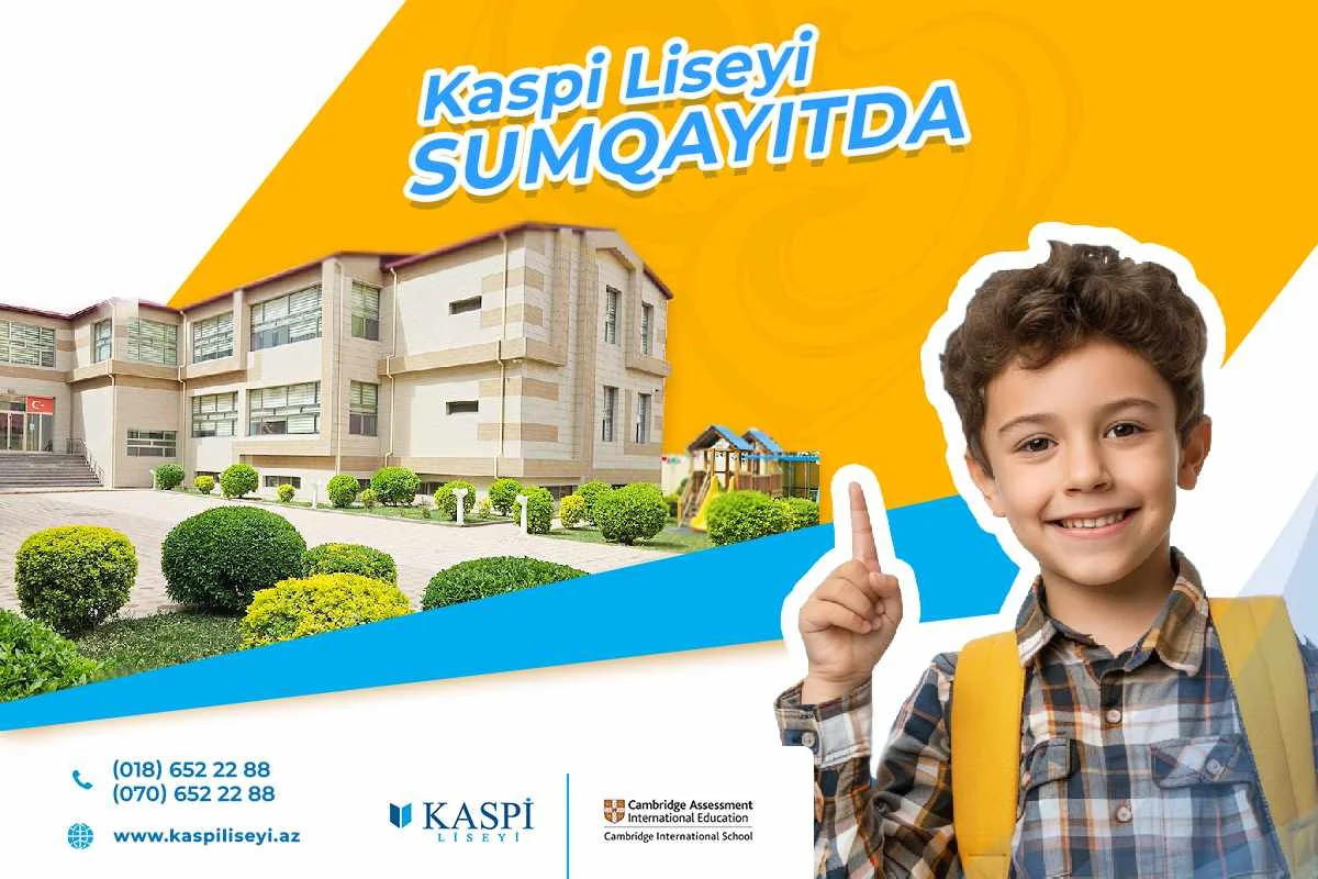 Kaspi Liseyi Sumqayıtda fəaliyyətə başlayır!