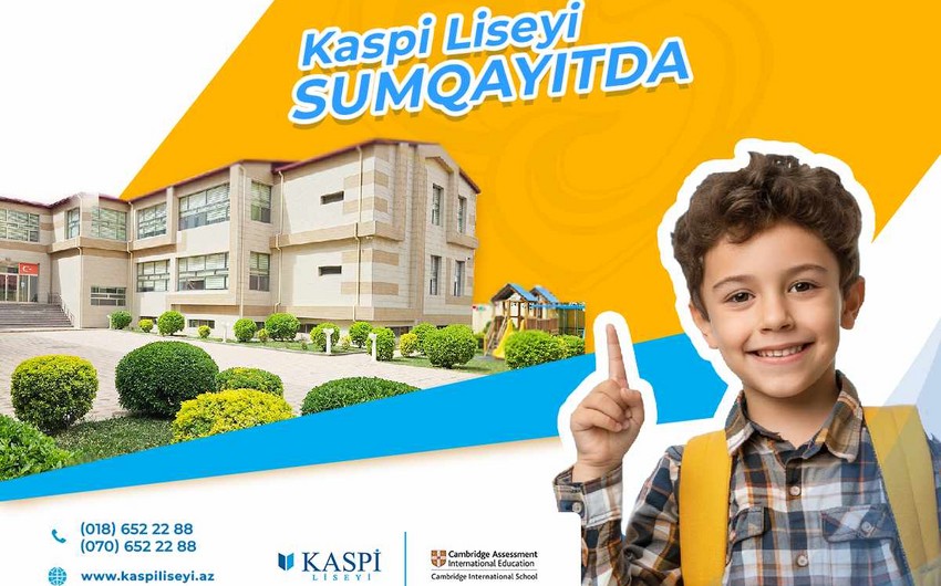 Kaspi Liseyi Sumqayıtda fəaliyyətə başlayır!