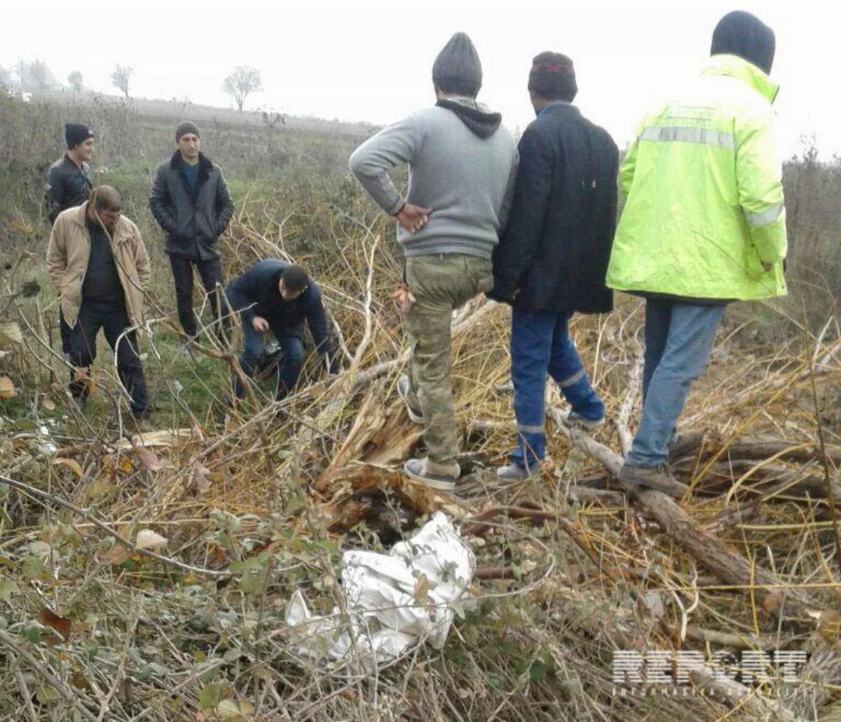 Ağstafada naməlum kişi meyiti tapılıb - FOTO
