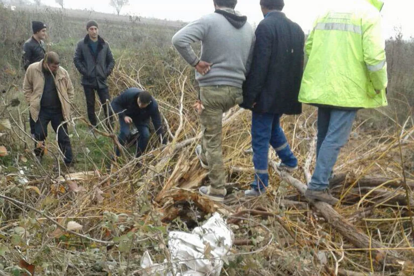 Ağstafada naməlum kişi meyiti tapılıb - FOTO
