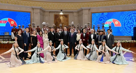 Sadır Japarovun adından Prezident İlham Əliyevin şərəfinə rəsmi qəbul təşkil edilib - YENİLƏNİB