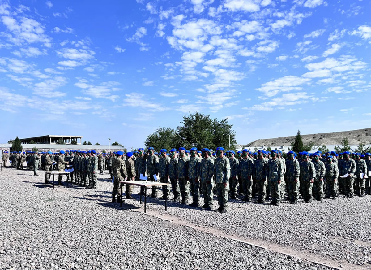 Komando kursunun buraxılış mərasimi keçirilib