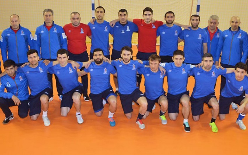 Futzal üzrə Azərbaycan millisi Moldova klubuna böyük hesabla qalib gəlib