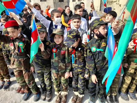 Beyazit meydanında Xocalı soyqırımının 30-cu ildönümü ilə əlaqədar aksiya keçirilib