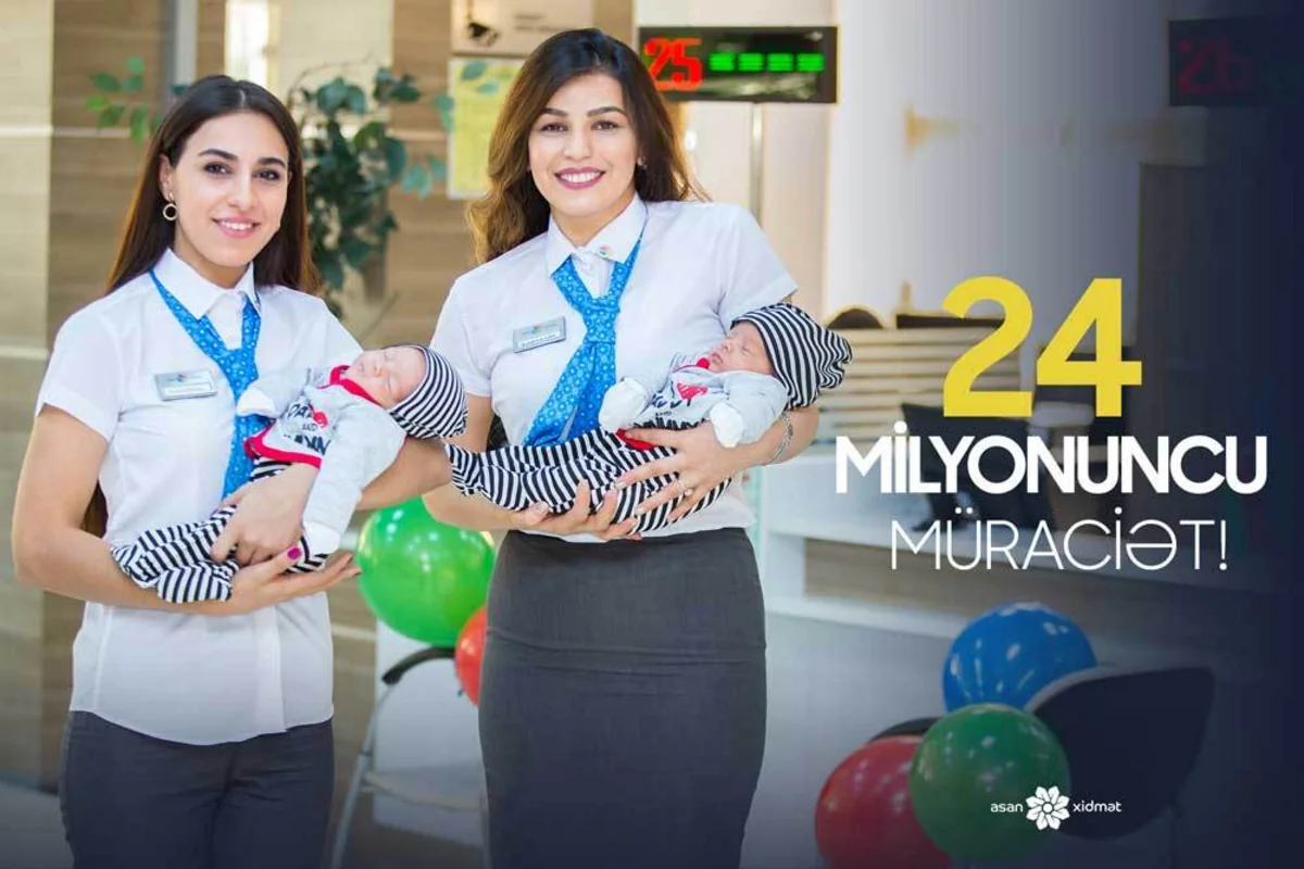“ASAN xidmət”də 24 milyonuncu müraciət qeydə alınıb