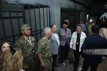 Foreign diplomats visit film studio in Lachin