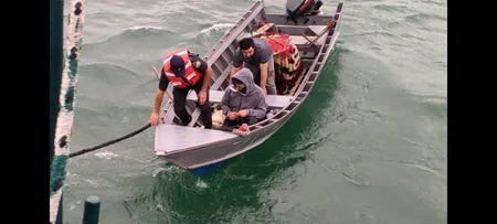 Xəzər dənizində köməksiz vəziyyətdə qalan 3 nəfər xilas edilib