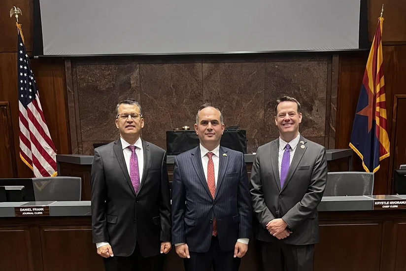 Azərbaycanın baş konsulu Arizona ştatının dövlət rəsmiləri ilə görüşüb