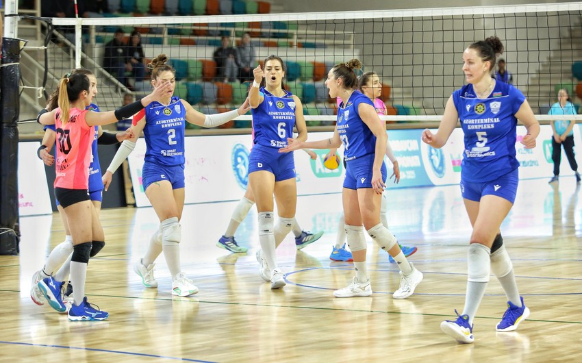 Qadın voleybolçular arasında Azərbaycan Yüksək Liqasında XVIII tura yekun vurulub