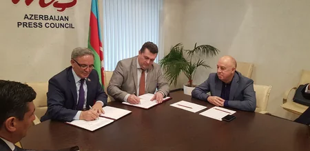 Mətbuat Şurası ilə Rusiya Jurnalistlər İttifaqı arasında əməkdaşlıq haqqında Memorandum imzalanıb