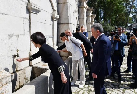 Azərbaycan ilə Özbəkistan prezidentləri və xanımları Şuşaya səfər ediblər - YENİLƏNİB