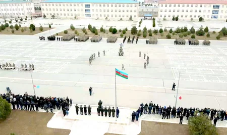 Naxçıvanda gənc əsgərlər xidmət yerlərinə yola salınıblar