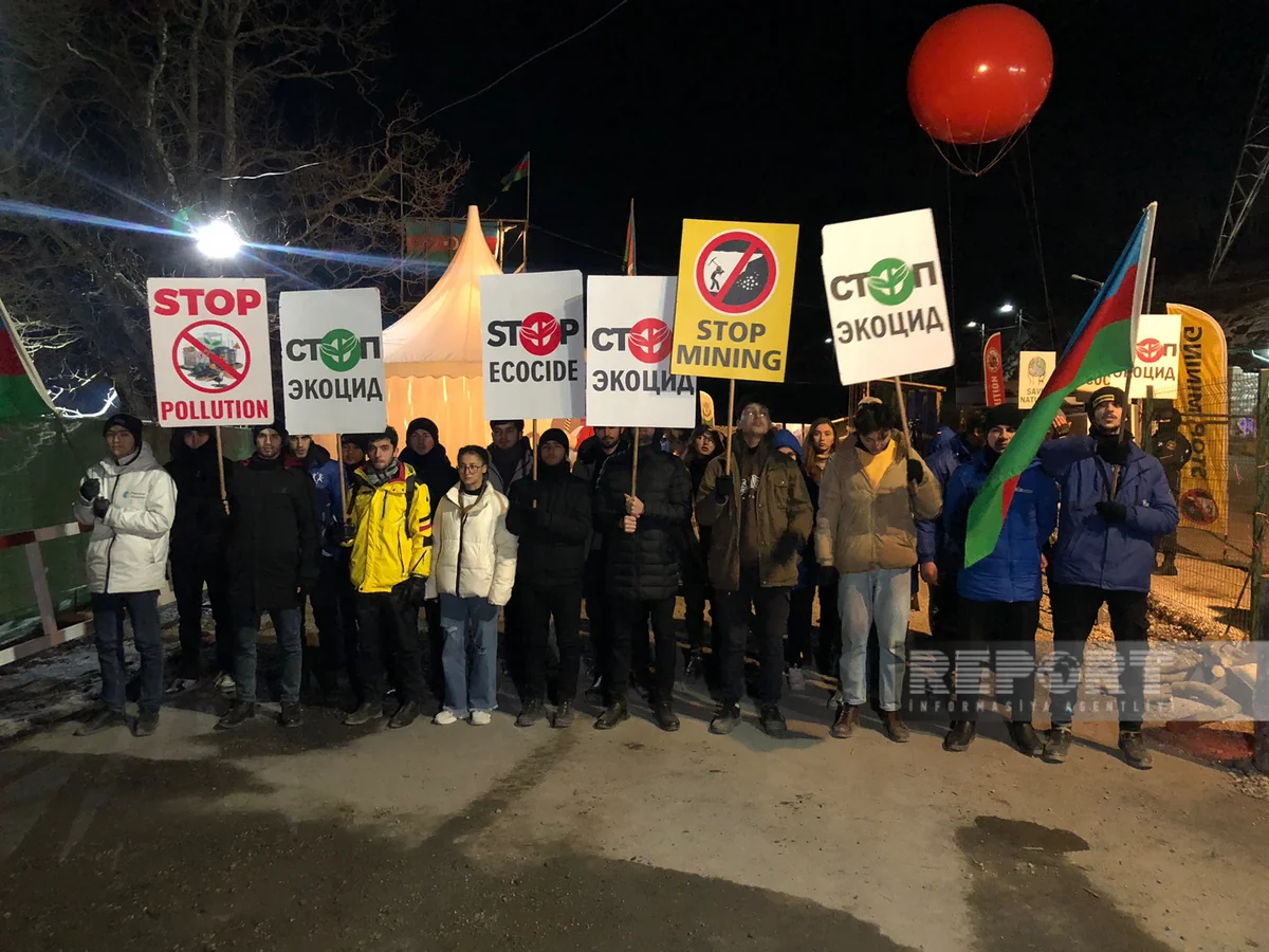 Xankəndi-Laçın yolunda aksiyanın 36-cı günündə də etirazçılar birlik nümayiş etdirirlər