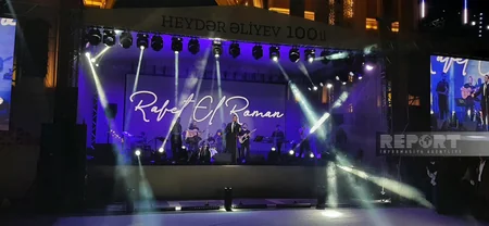Gəncədə Heydər Əliyevin 100 illik yubileyinə həsr olunmuş konsert keçirilib