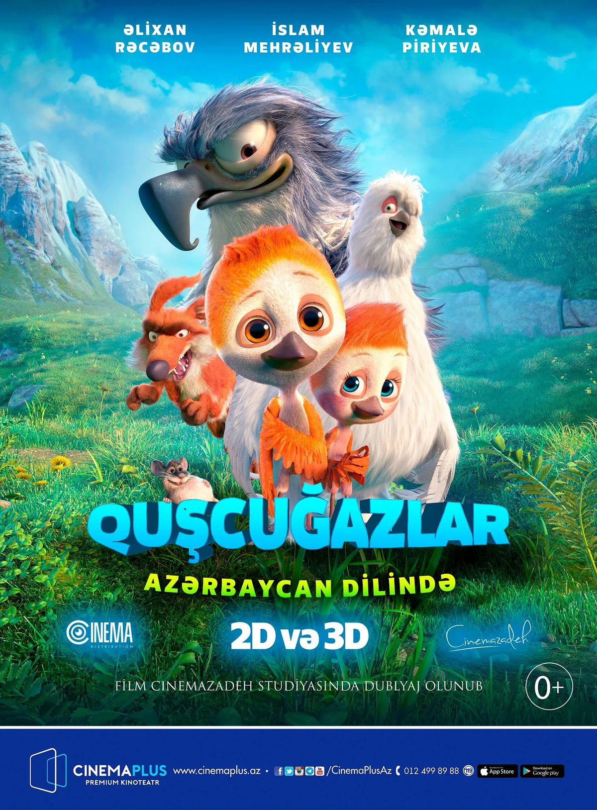 “CinemaPlus”da “Quşcuğazlar” animasiya filminin nümayişi baş tutub - VİDEO