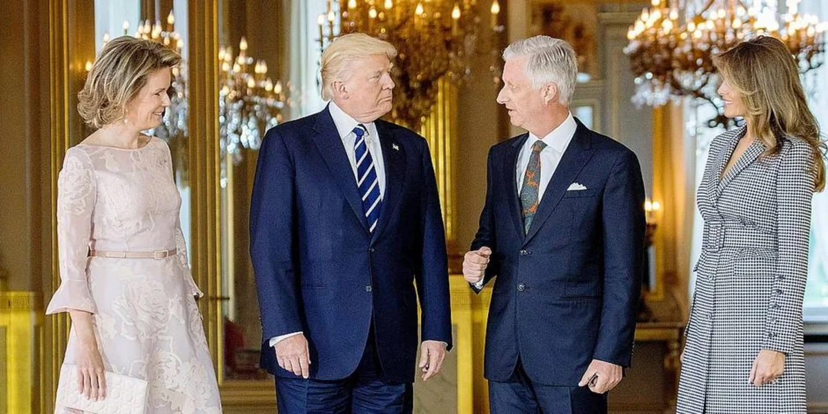 Media: Trump’s car didn’t pass through gates of Belgian royal palace