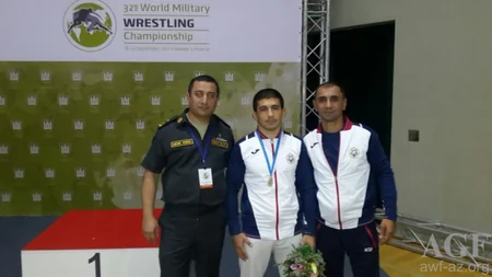 Azerbaijani wrestler becomes world champion among servicemen