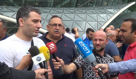 Dünya çempionatında iştirak edən cüdo yığması Bakıya dönüb