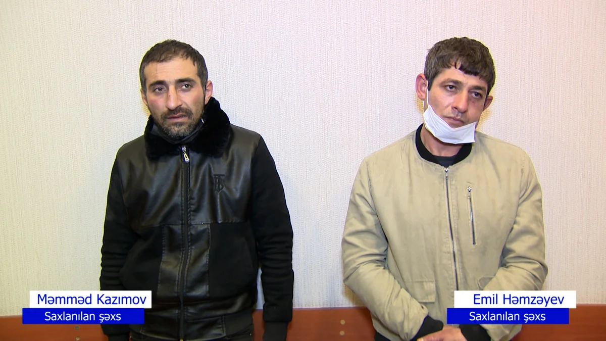 Bakıda ödəmə terminalını oğurlayan şəxslər kameraya düşdü - VİDEO