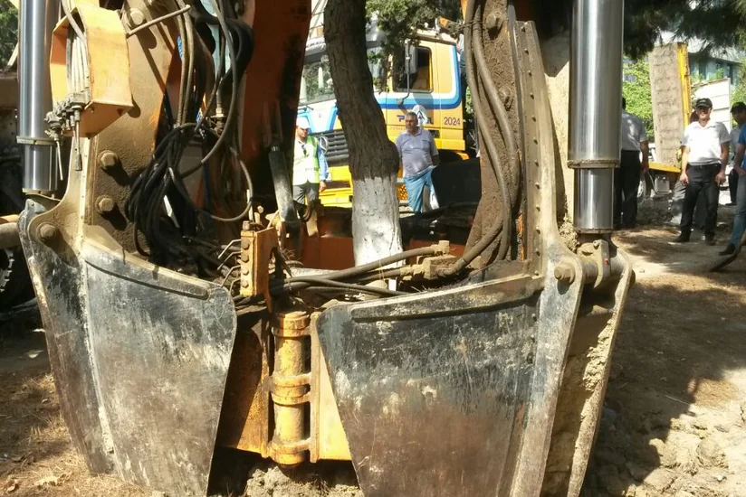 Bakıda yol tikintisi ilə bağlı 34 ağac köçürülür