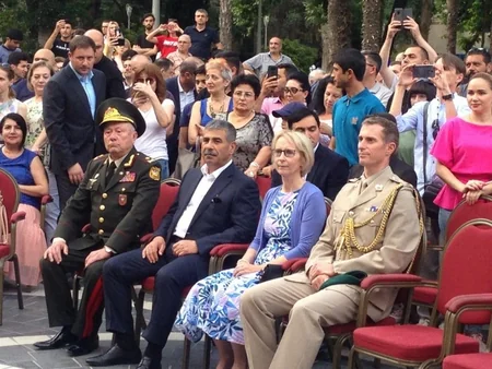 Bakıda Azərbaycan və Böyük Britaniya hərbi orkestrlərinin birgə nümunəvi çıxışları olub