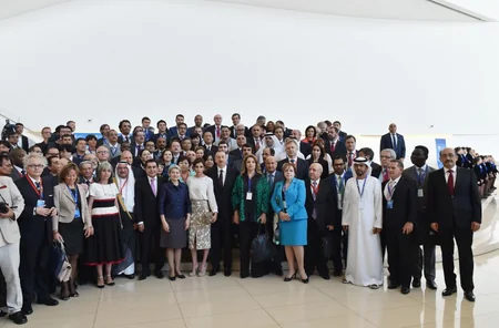 President Ilham Aliyev attended the opening of the 3rd World Forum on Intercultural Dialogue - PHOTOS