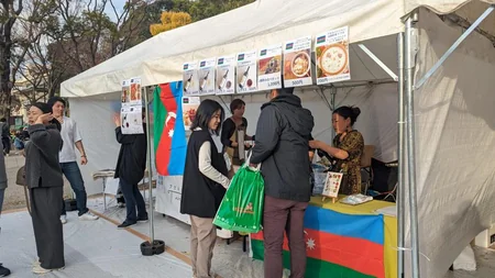 Tokionun Ueno parkında “Azərbaycan festivalı” təşkil edilib