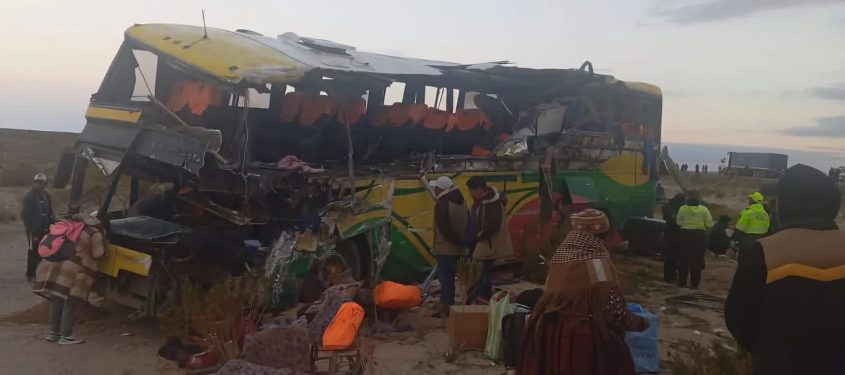 At least 37 dead and dozens injured in bus crash in Bolivia