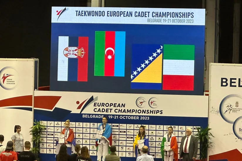 Азербайджанская таэквондистка стала чемпионкой Европы