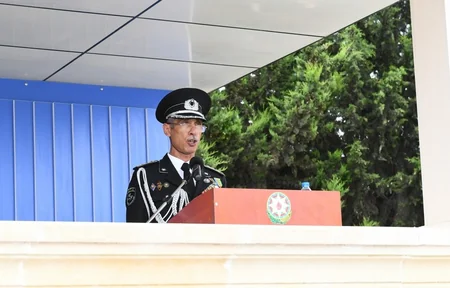 Ceremony to transfer soldiers from active military service to reserve units held at military unit of State Security Service